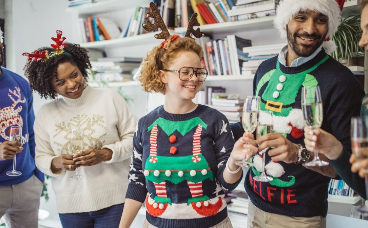 Ugly sweater day in office