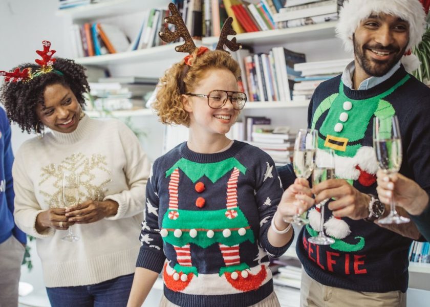 Ugly sweater day in office